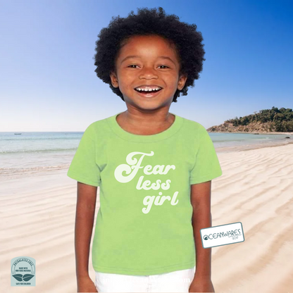 FEARLESS GIRL Toddler Tee, Channel Retro Confidence,