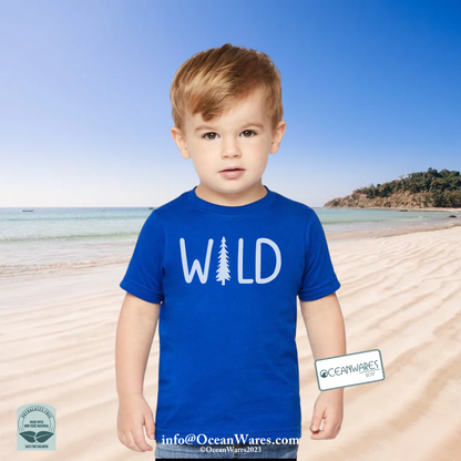 WILD Toddler Tee, Embrace the Wilderness,