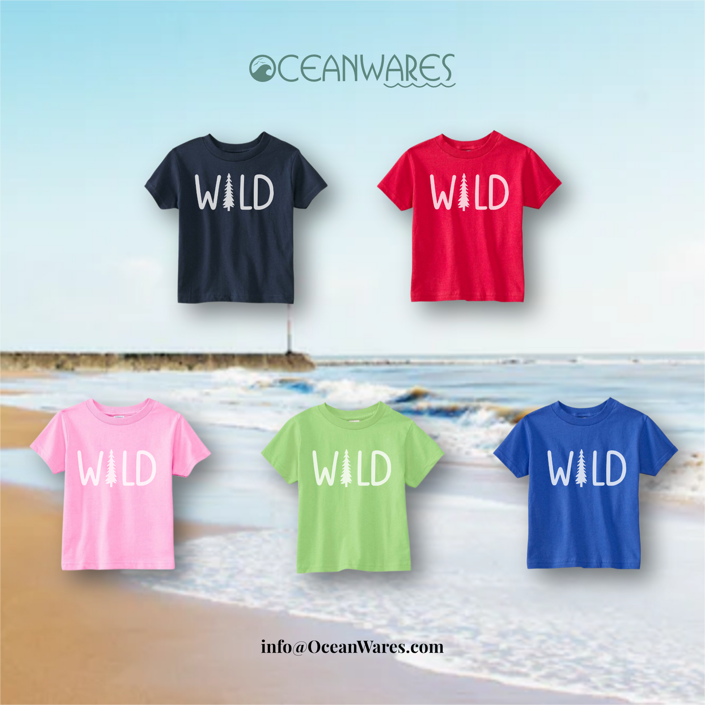 WILD Toddler Tee, Embrace the Wilderness,
