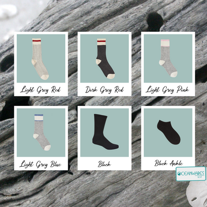 Lucky Deer Hunting, Bow Hunting, SUPER SOFT NOVELTY WORD SOCKS.