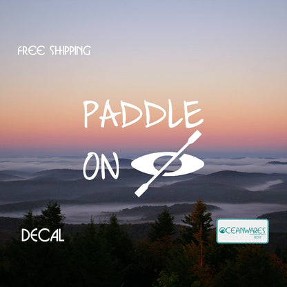 Paddle On Decal
