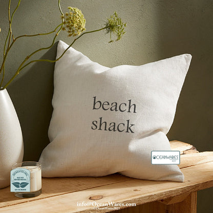 Beach Shack Throw Pillow from the Simple Statements Collection, Elevate your Relaxation,