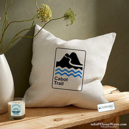 Cabot Trail Throw Pillow from the Nova Scotia Scenic Route Collection,