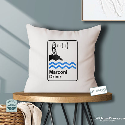 Marconi Trail Throw Pillow from the Nova Scotia Scenic Route Collection,