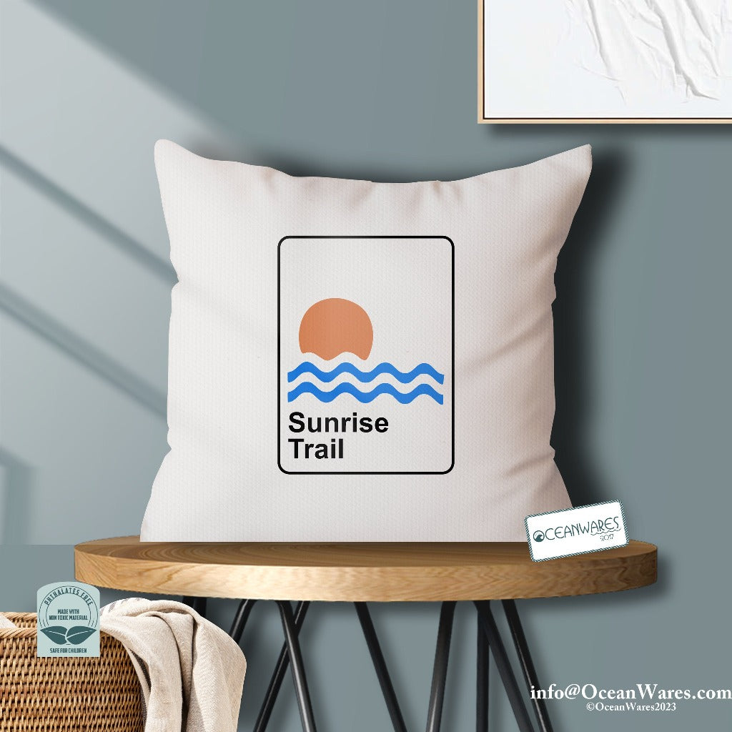 Sunrise Trail Throw Pillow from the Nova Scotia Scenic Route Collection,
